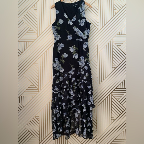 INC International Concepts Floral Tiered layered layers Maxi crossover Dress 10 - Picture 6 of 14